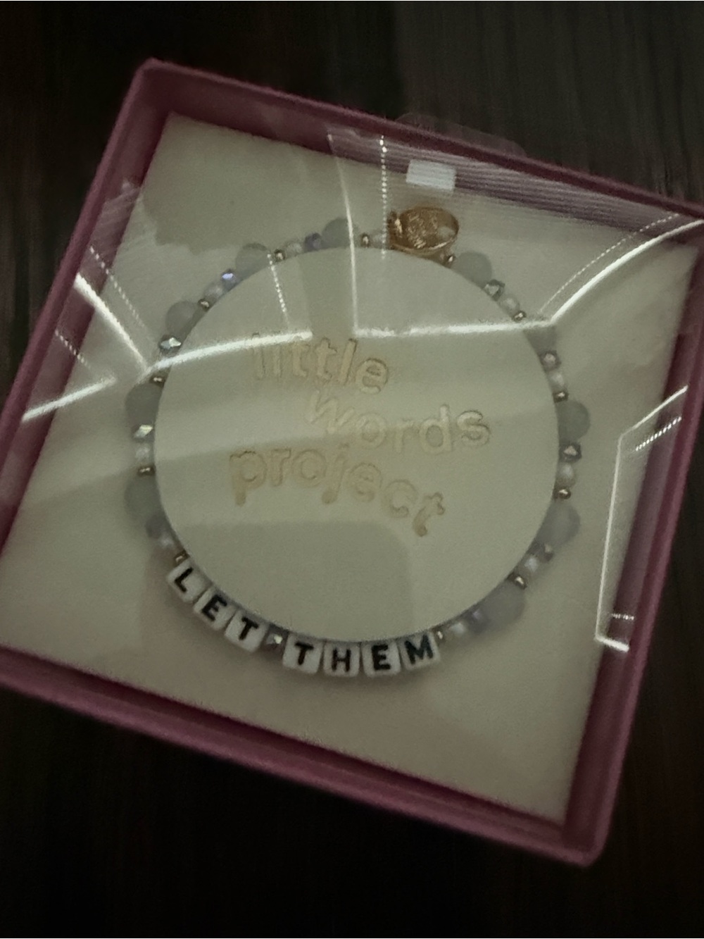 Little Words Project-Let Them Bracelet in O/S